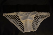 Aussiebum Underwear - Sexy Mesh Punch Brief  White L - XL Out Of Stock New Rare