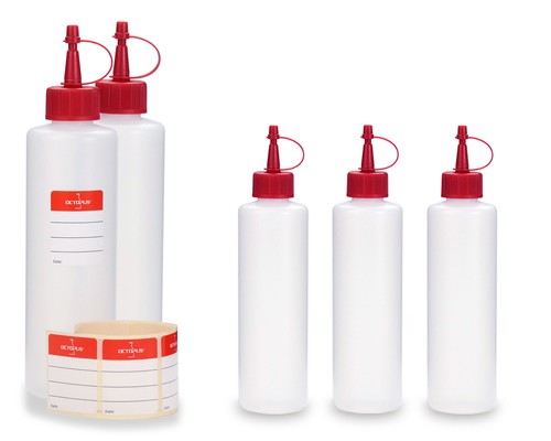Leere plastikflaschen 250ml - 5x,