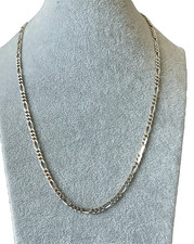 925/- Figaro- Panzerkette, 55 cm lang,  5mm breit,