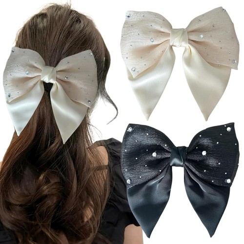 Satin haarspange schleife - satin,