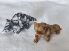 Aus einer Auflösung: 2 tolle alte Edelstein Figuren