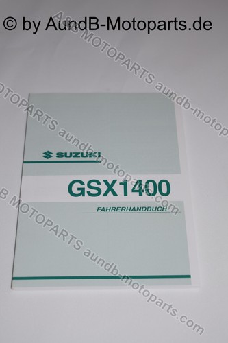 Gsx 1400 fahrerhandbuch - k2-k5,