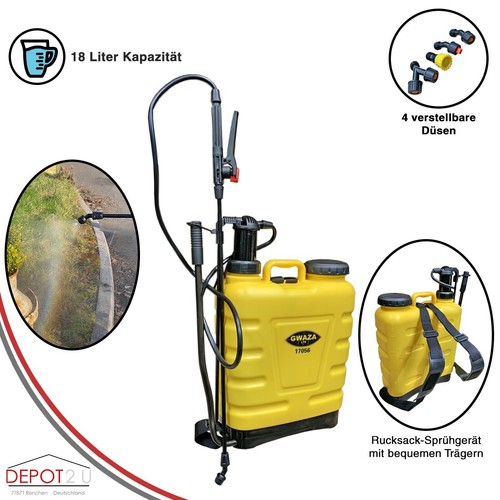 Rückenspritze mit handpumpe - mit,