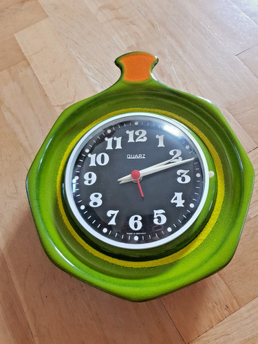 Keramik wanduhr küchenuhr - wanduhr, /
