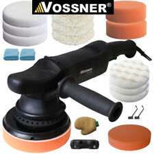 Vossner® Exzenter Poliermaschine Auto Poliergerät 1650-4800 H/min Politur Set 23