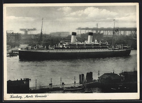 Hamburg passagierschiff monte - hamburg,,