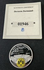 Medaille Münze Borussia Dortmund Die Erfolge 30mm 8,5g BVB Feinsilber Limitiert