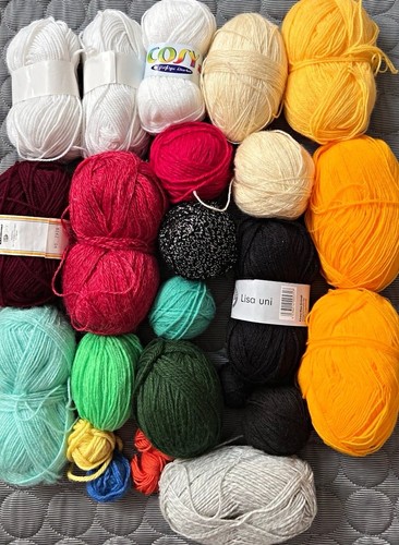 1000g strickwolle konvolut - 1000g,