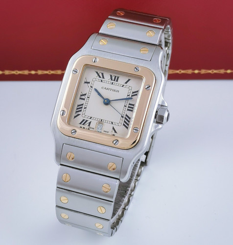 Cartier santos galbee stahl - cartier,