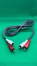 2x Cinch Adapterkabel – 1,4 m, Stereo (Grau-Weiß, Made in Japan)