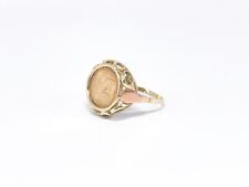 JFK USA | Vintage Antik Schmuck | Gold Ring Münzring Münze | GR 56 14 Karat 585K