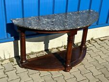 ANTIKE ENGLISCHE WANDKONSOLE KONSOLE KOMMODE UM 1890 MAHAGONI MIT MARMORPLATTE