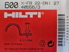 Hilti 600 x X-FB 22-DNI 27 Fixbride mit Betonnagel Schussapparat DX 40556