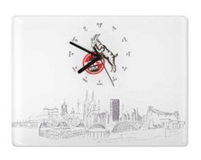 Köln wanduhr skyline - fc,