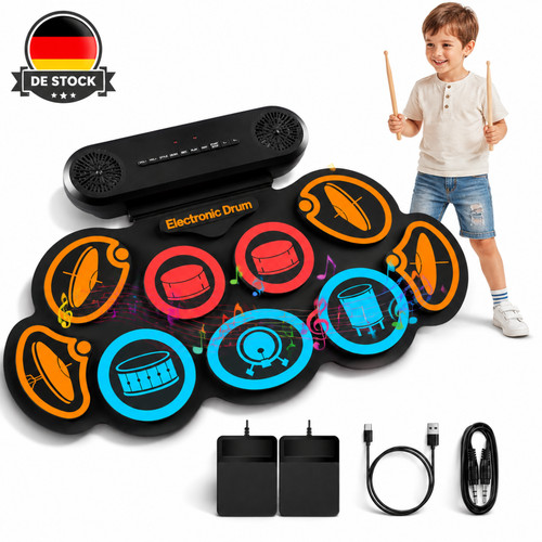 Elektronisches schlagzeug set - elektronisches, schlagzeug-set