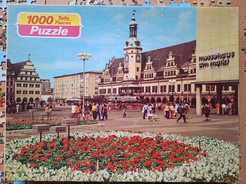 Puzzle leipzig markt - puzzle,