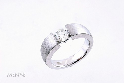 Ring solitär diamant 750 - solitär,