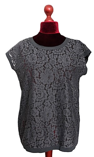 Rosemunde graues spitzenshirt - rosemunde,