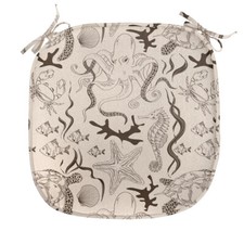 Retro Stuhlkissen Octopus Crab