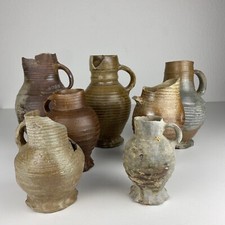 7 sehr alte Langerwehe Krüge