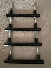 IKEA Türgriffe für Schränke/Schubladen schwarz 4 Stück 13x3cm