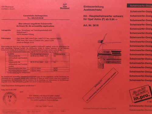 Für alle opel astra - alle, f