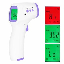 Digital Fieberthermometer Infrarot LCD Thermometer Stirnthermometer kontakt