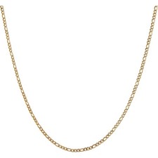 Edelstahl Halskette Figaro