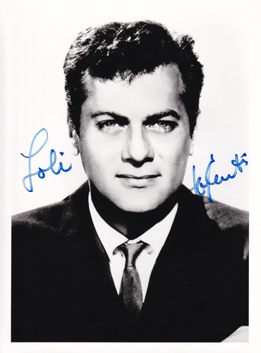 Tony curtis originalautogramm - tony,