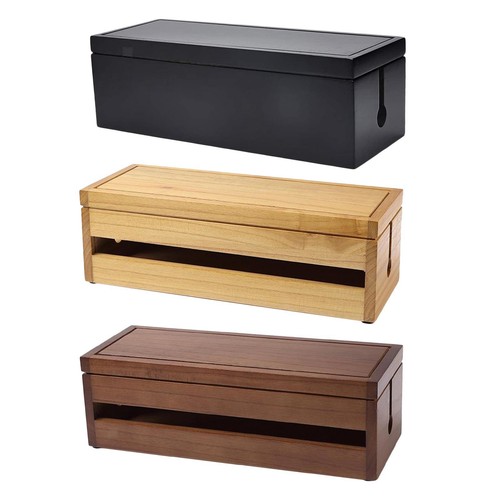 Kabelaufbewahrungsbox aus holz - aus,