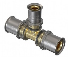 WAVIN  M5   Pressfitting T-Stück reduziert 25x16x25 mm ,Verbundrohr