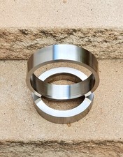 Wunderschone Edelstahl Objekte Design ,Gartendeko,  massiv, 6640 gramm 