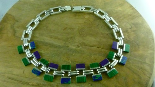 Kette collier massiv - collier,