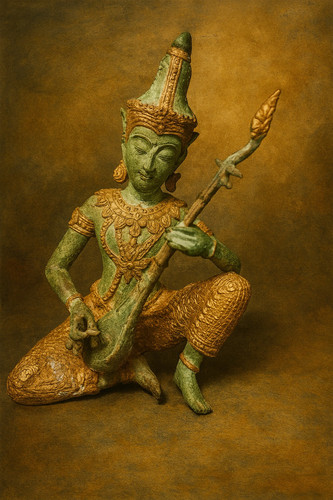 Bronzefigur buddha mit - bronzefigur,