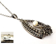 Vintage Anhänger mit Perle