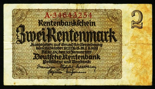 Deutschland rentenmark - 2,
