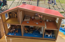 Vintage Lundby Puppenhaus mit viele Möbel