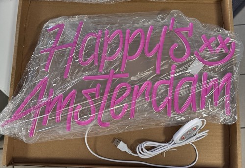 Happy amsterdam neon led - neon,