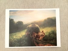 1 Postkarte, Heuwagen, Rudolf Koller, Landschaftsmaler, Ernte, Landwirtschaft