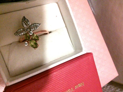 Peridot ring silber 925 - ring, k
