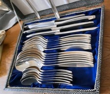 28 teiliges Silberbesteck, Wilkens, Martina,   90 g versilbert