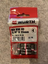 Würth 10x RW® 40 Bit 1/4