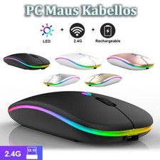 Maus LED Kabellos RGB USB