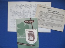 Grundig Musikschrank 6064 W/3D - Bedienungsanleitung und Schaltplan*