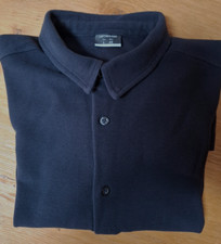 #225D/S- Hochwertiges Modisches Herrenhemd  Kurzarm - Neu -Größe L / 42 -Schwarz