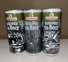 3 Bierdosen/Beer Can Schultheiss/Heinrich Zille/Berlin 0,5L #1#