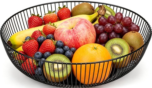 Obstschale metall schwarz - metall,