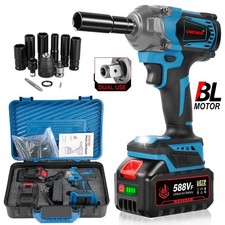 1200Nm Akku Schlagschrauber Elektrischer Kfz Drehschlagschrauber Reifenwechse DE