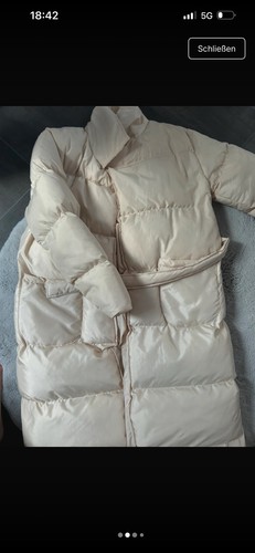 Damen steppmantel lang - damen, steppmantel,
