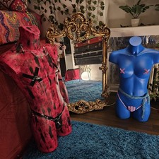 ⚠️ Schaufensterpuppe Büste Torso Mannequin Schneiderpuppe Puppe Deko *Unikat* ⚠️